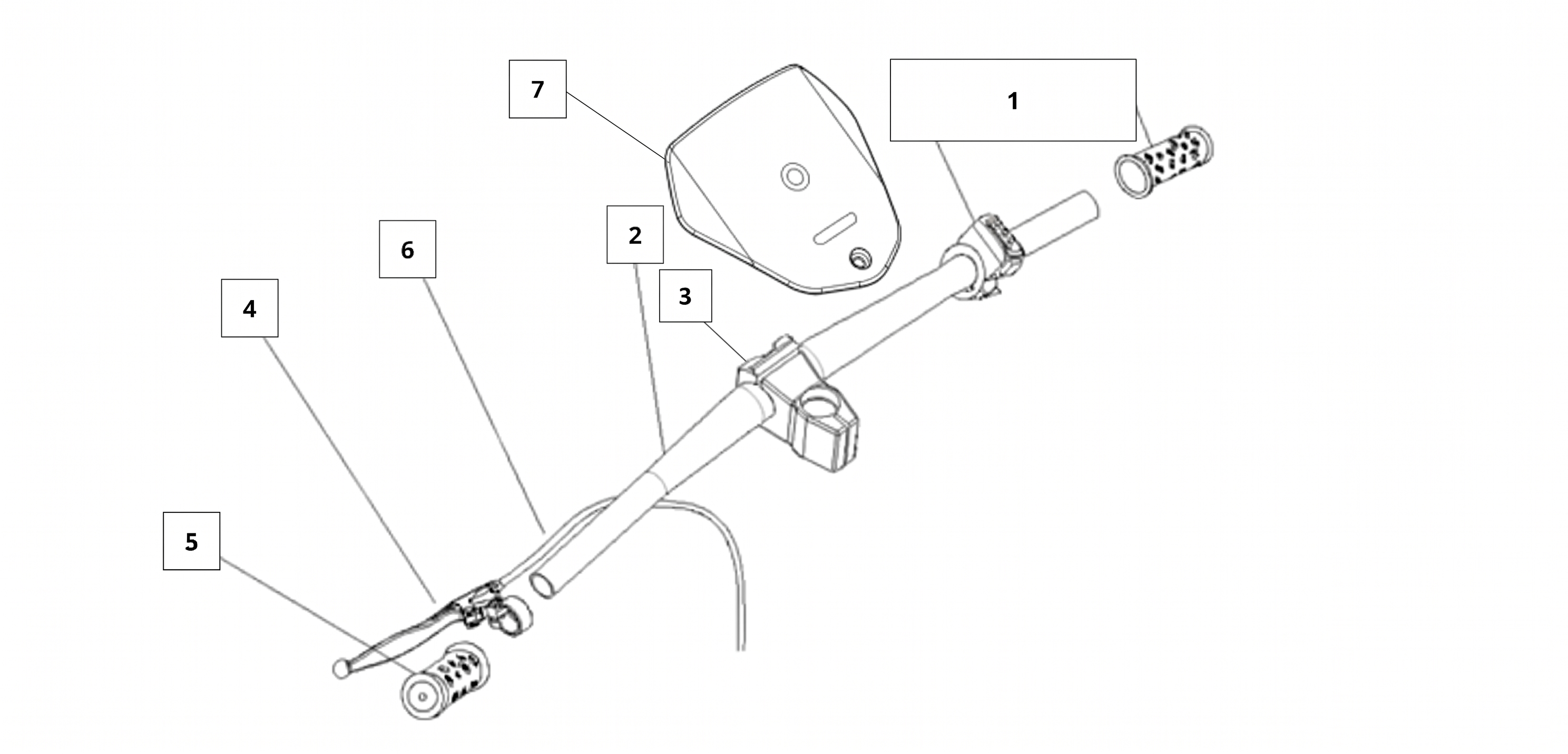 HANDLE BAR AND LEVERS