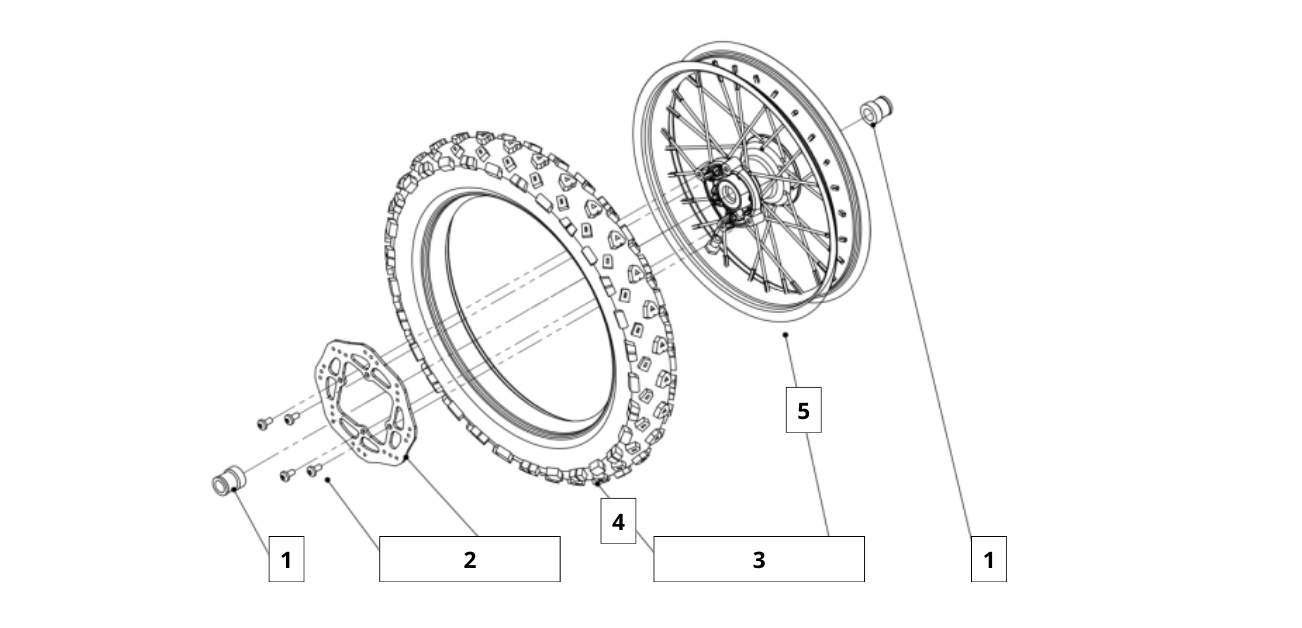 Front wheel assembly