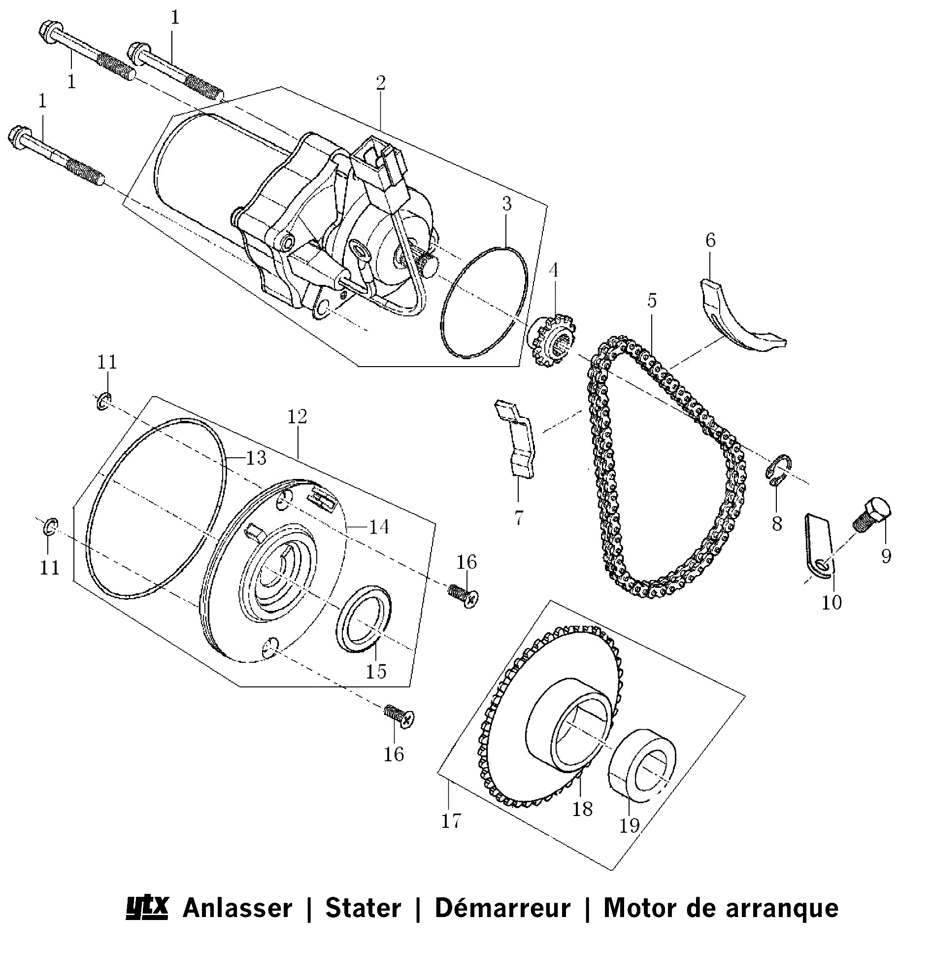 Intern motor Starter