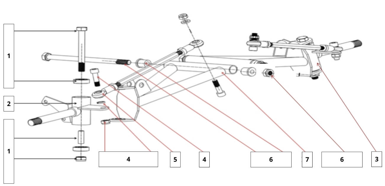 FRONT SWING ARM ASSY
