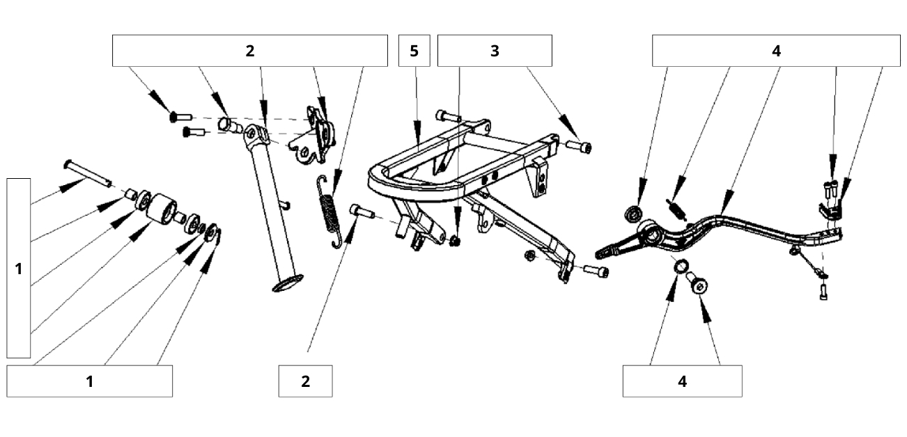 FOOT PEGS / SIDE STAND