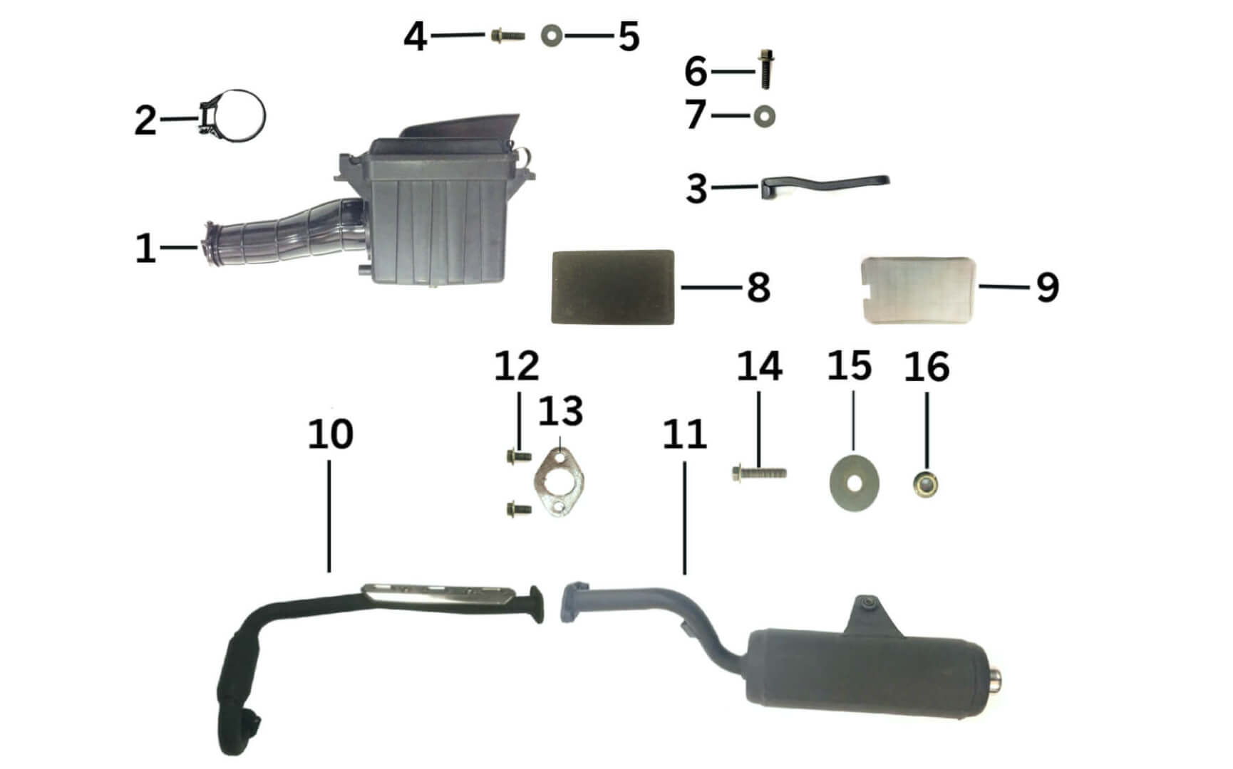 AIR FILTER & EXHAUST