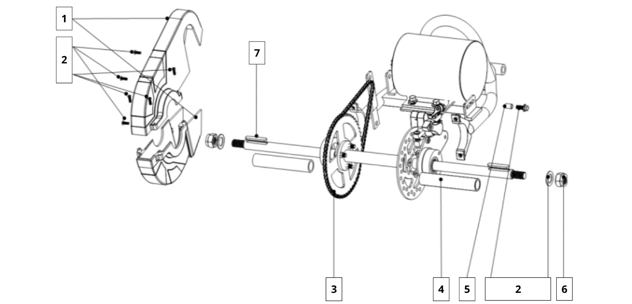 CHAIN & CHAIN COVER ASSY