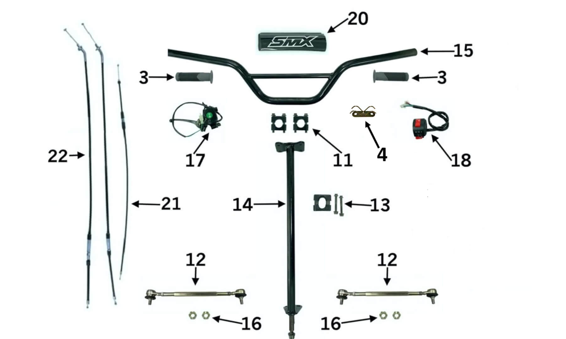 STEERING AND LEVERS