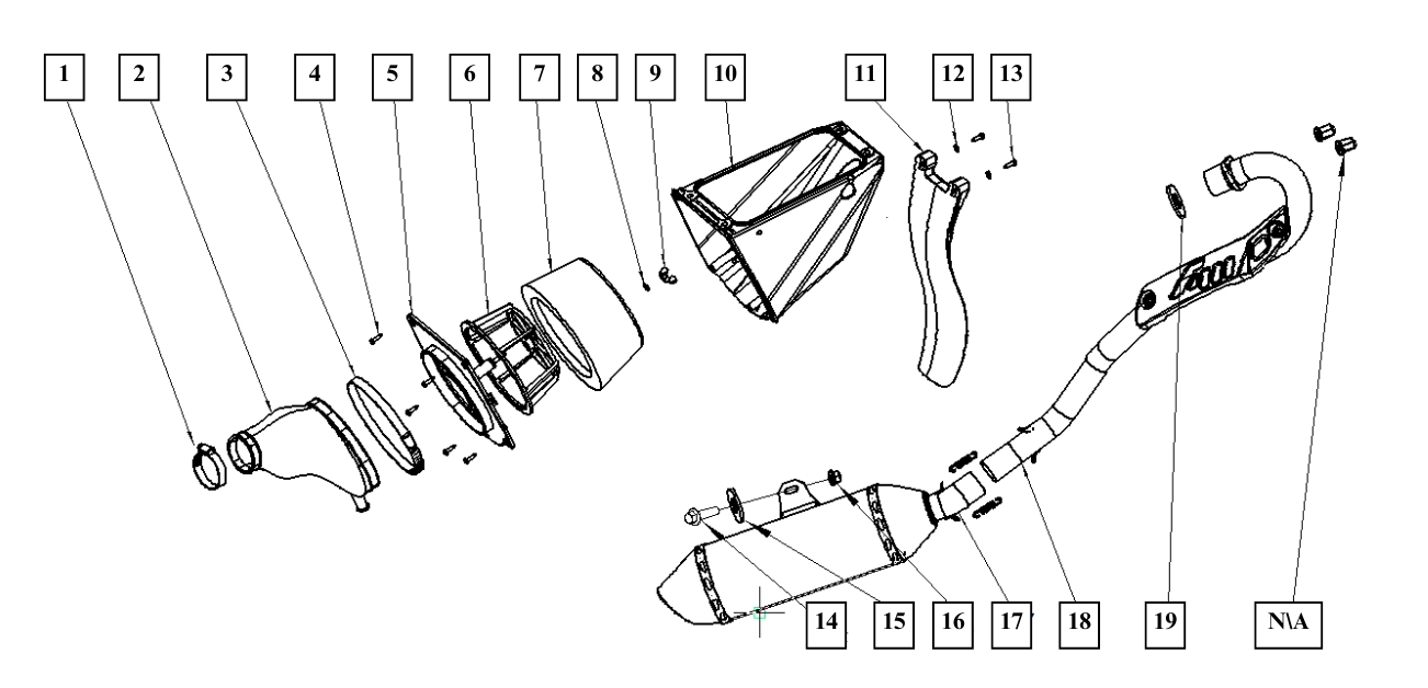 AIR FILTER & EXHAUST 